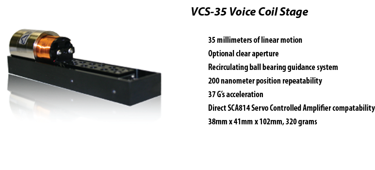 VCS-35 Voice Coil Linear Stage